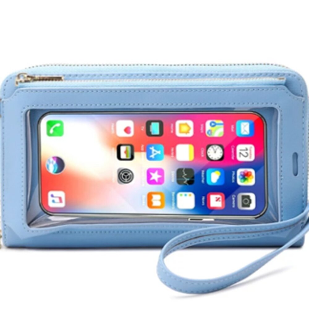 Lot of 3 Women Cross-Body Cell Phone Purse Wallet Shoulder Strap Multi Color - Picture 2 of 8